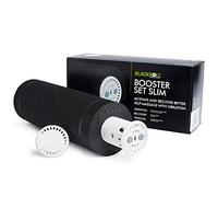 BLACKROLL BOOSTER SET SLIM | Le cœur vibrant original pour tous les rouleaux de massage BLACKROLL (30 cm) | Foam roller avec cœur vibrant | Rouleau vibrant de fitness avec contrôle d'intensité