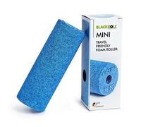 BLACKROLL MINI (5x15 cm) | Le petit rouleau de massage en mousse original pour l'exercice des fascias, le fitness, le yoga et la récupération musculaire en bleu azur