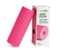 BLACKROLL® MINI FLOW (5x15 cm) | Petit rouleau d’automassage pour le fitness, le yoga, le crossfit et les étirements musculaires | Rouleau de massage à double effet pour les fascias | rose