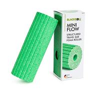 BLACKROLL® MINI FLOW (5x15 cm) | Petit rouleau d’automassage pour le fitness, le yoga, le crossfit et les étirements musculaires | Rouleau de massage à double effet pour les fascias | vert