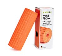 BLACKROLL® MINI FLOW (5x15 cm) | Petit rouleau et d’automassage pour le fitness, le yoga, le crossfit et les étirements musculaires | Rouleau de massage à double effet pour les fascias | orange