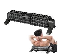 Blackroll Rouleau de fascias pour colonne vertébrale, dos et mousse avec support, 54 cm, texture 3D en EVA, pour la relaxation musculaire, noir