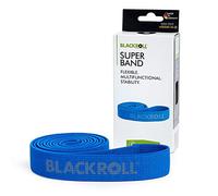 BLACKROLL® SUPER BAND | Bande de fitness & élastique de sport pour une musculature forte | Bande de musculation & de sport | bleu (forte élasticité)