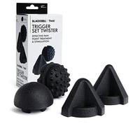 BLACKROLL® TWIN rouleau de fascia (30 cm × 13 cm), rouleau de massage avec évidement pour la colonne vertébrale