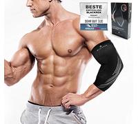 BLACKROX Coudière élastique pour le tennis, le bodybulding avec compression pour homme et femme, pour fitness, volleyball, handball, sport de force, droite et gauche (L
