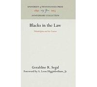 Blacks in the Law Geraldine Segal (Auteur)