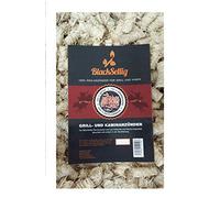 BlackSellig 15 kg d'allume-feu naturel en laine de bois pour barbecue, four, cheminée