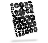 Blackshell® Emblème autocollant adapté au logo BMW - 124 pcs. set pour tous les emblèmes sur la voiture ou la moto en noir brillant