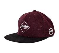 Blackskies® Ares Snapback Cap | Casquette à visière Homme Femme | Casquette Baseball Premium Basecap Logo Gum Spot Laine Bordeaux - Unisexe Streetwear Outdoor Été Loisirs