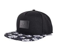 Blackskies® Black Beauty Snapback Cap | Baseball Cap Basecap Hommes Femmes Floral Rose Casquette Noir Blanc