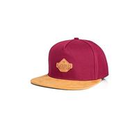 Blackskies® Casquette Snapback Essentials | Parapluie de Baseball Unisexe Premium Ajustable Taille Unique Hommes Femmes - Loisirs d'été en Plein air Rouge-Marron-Marron