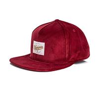Blackskies® Crimson Snapback Cap | Casquette Snapback Baseball Homme Femme Surfer Skater Bordeaux Côtelée - Unisexe Streetwear Outdoor Été Loisirs