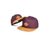 Blackskies® Essentials Snapback Cap - Lot de 2 Parent-Enfant - Casquette Baseball Look Assorti Cadeau Mini-me Basecap Papa-Fils & Maman-Fille Violet-Brun - 45-49 cm