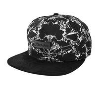 Blackskies® Fenrir Vol. II Snapback Cap | Casquette Snapback Baseball Noir Marbre Homme Femme Suédine Imitation - Unisexe Streetwear Outdoor Été Loisirs