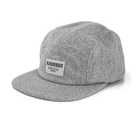 Blackskies® Glacier 5-Panel Cap Camp | Casquette Baseball Homme Femme Surfer Skater Snapback Strapback Grise Laine - Unisexe Streetwear Outdoor Été Loisirs