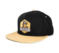 Blackskies® Good Things Inc. Snapback Cap | Casquette Baseball Homme Femme Basecap Noir Alvéole Or Miel Ours Abeille - Unisexe Streetwear Outdoor Été Loisirs