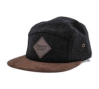 Blackskies® Grounded 5-Panel Cap Camp | Casquette Baseball Homme Femme Surfer Skater Snapback Strapback Suédine Imitation - Unisexe Streetwear Outdoor Été