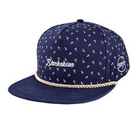 Blackskies® Harbor Snapback Cap | Casquette Snapback Baseball Unisexe Ancre Bleu Beige Marin - Homme Femme Streetwear Outdoor Été Loisirs