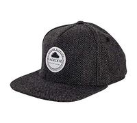 Blackskies® Hyperion Snapback Cap | Noir Gris Blanc Visière Hommes Basecap Premium Baseball Cap Casquette Laine