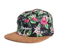 Blackskies® Oahu 5-Panel Cap | Casquette Baseball Homme Femme Fleurie Suédine Verte - Unisexe Streetwear Outdoor Été Loisirs