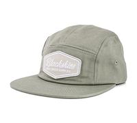 Blackskies® Oasis 5-Panel Cap | Casquette 5 Panneaux Baseball Unisexe Homme Femme | Basecap réglable Surf Skate Camper Vert Sauge-Gris - Streetwear Outdoor Été Loisirs