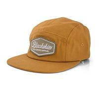 Blackskies® Oasis 5-Panel Cap | Casquette 5 Panneaux Baseball Unisexe Homme Femme | Basecap réglable Surf Skate Camper Jaune Moutarde - Streetwear Outdoor Été Loisirs