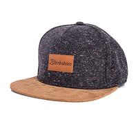 Blackskies® Obsidian Snapback Cap | Casquette Snapback Baseball Homme Femme | Basecap en Laine avec visière suédine synthétique Bleu-Brun - Unisexe Streetwear Outdoor Été Loisirs