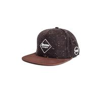 Blackskies® Osiris Snapback Cap | Casquette à visière Homme Femme | Casquette Baseball Premium Basecap Logo Gum Spot Laine Brune - Unisexe Streetwear Outdoor Été Loisirs