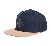 Blackskies® Port Royal Snapback Cap | Casquette de Baseball Unisexe visière en Daim synthétique - Bleu Marine