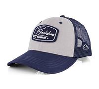 Blackskies® Race Baseball Cap | Casquette Trucker Premium Homme Femme | Snapback Visière Casquette Basecap Gris-Bleu Marine - Unisexe Streetwear Outdoor Été Loisirs