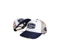 Blackskies® Race Baseball Cap - Lot de 2 Parent-Enfant - Casquette Trucker Look Assorti Cadeau Mini-me Basecap Papa-Fils & Maman-Fille - Blanc-Bleu Marine-Sable 49-54 cm