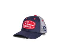 Blackskies® Race Casquette de Baseball Enfants | pour Enfants garçons et Filles, élégante, Chapeau Cool, Cadeau Parfait pour la Naissance, Le baptême, à visière - Bleu foncé-Gris-Rouge L