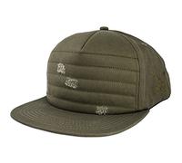 Blackskies® Raider Vol. II Snapback Cap Vert Olive Unisexe Casquette Baseball Destroyed Matelassée Style | Homme Femme Cap - Basecap Unisexe Streetwear Outdoor Été Loisirs