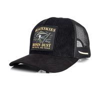 Blackskies® Ronin Dust Trucker Baseball Cap | Casquette Trucker Premium Homme Femme Snapback - Samouraï Japon Côtelée Ombre Bushido Vintage