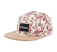 Blackskies® Sakura 5-Panel Cap Blanche avec Fleurs de Cerisier Unisexe Casquette Baseball | Casquette Homme Femme - Basecap Streetwear Outdoor Été Loisirs