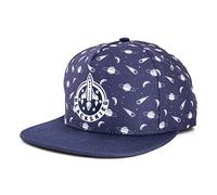 Blackskies® Space Odysee Snapback Cap | Casquette Baseball Homme Femme Basecap Galaxie Astronaute Espace Ciel Navy Bleu Marine - Unisexe Streetwear Outdoor Été Loisirs
