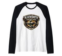 Blacksmith Master of Metal Worker Metalsmith Citation en Anglais Manche Raglan