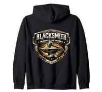 Blacksmith Master of Metal Worker Metalsmith Citation en Anglais Sweat à Capuche
