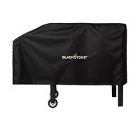 Blackstone 1529 Housse de Barbecue en Polyester 600D résistant à l'eau et aux intempéries - Convient pour Une Plaque de Cuisson de 71,1 cm avec étagère attachée et hayon, Noir
