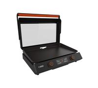 Plancha électrique 22 pouces avec couvercle en verre