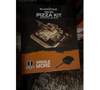 Blackstone Products Plat en fonte avec poignée amovible et dessous de plat en bois