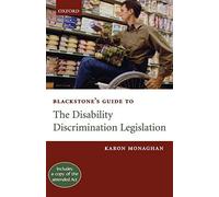 Blackstone's Guide To The Disability Discrimination Legislation