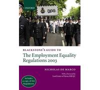 Blackstone's Guide To The Employment Equality Regulations 2003