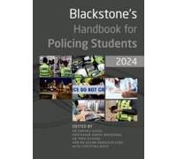 Blackstone's Handbook For Policing Students 2024