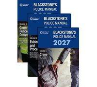 Blackstone's Police Manuals 2027 Three Volume Set