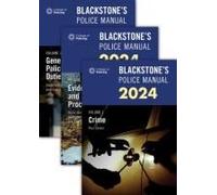 Blackstone's Police Manuals Three Volume Set 2024