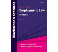 Blackstone's Statutes on Employment Law