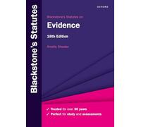 Blackstone's Statutes on Evidence