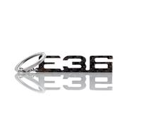 BlackStuff Badge porte-clés en fibre de carbone compatible avec M3 E36 BS-326
