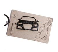 BlackStuff Porte-Clés En Fibre De Carbone Compatible Avec A6 S6 RS6 C7 4G 2011-2018 Voiture